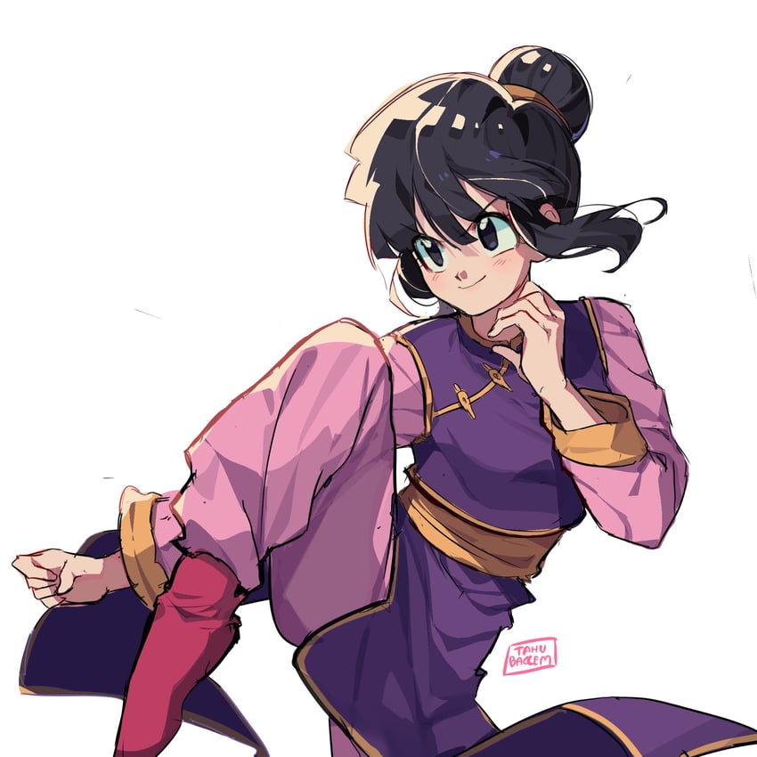 chi-chi (dragon ball and 1 more) drawn by meteorstaar
