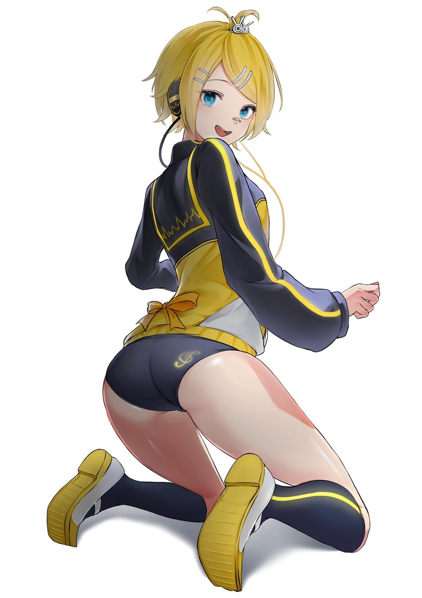 kagamine rin (vocaloid and 1 more) drawn by revebw