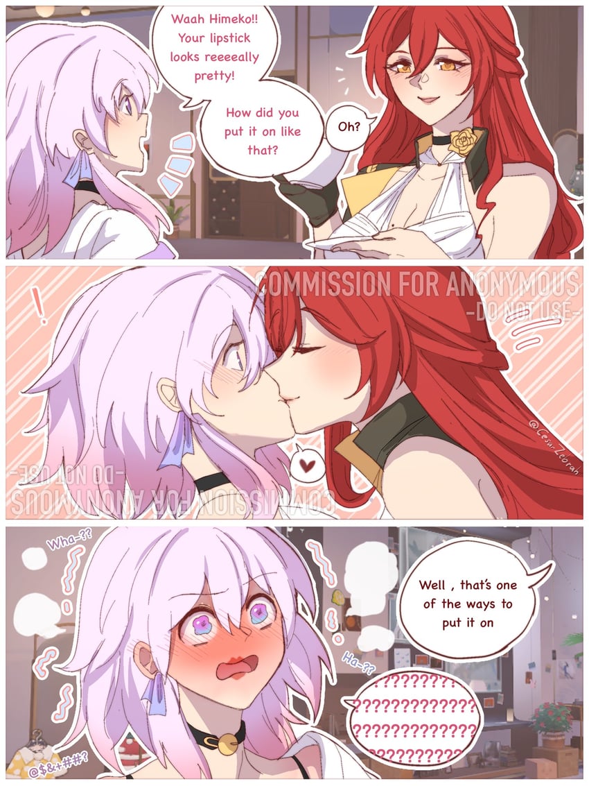 march 7th and himeko (honkai and 1 more) drawn by cesar_zebrah