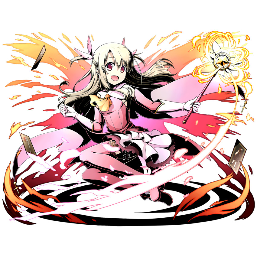 illyasviel von einzbern, prisma illya, and magical ruby (fate and 2 more) drawn by ucmm