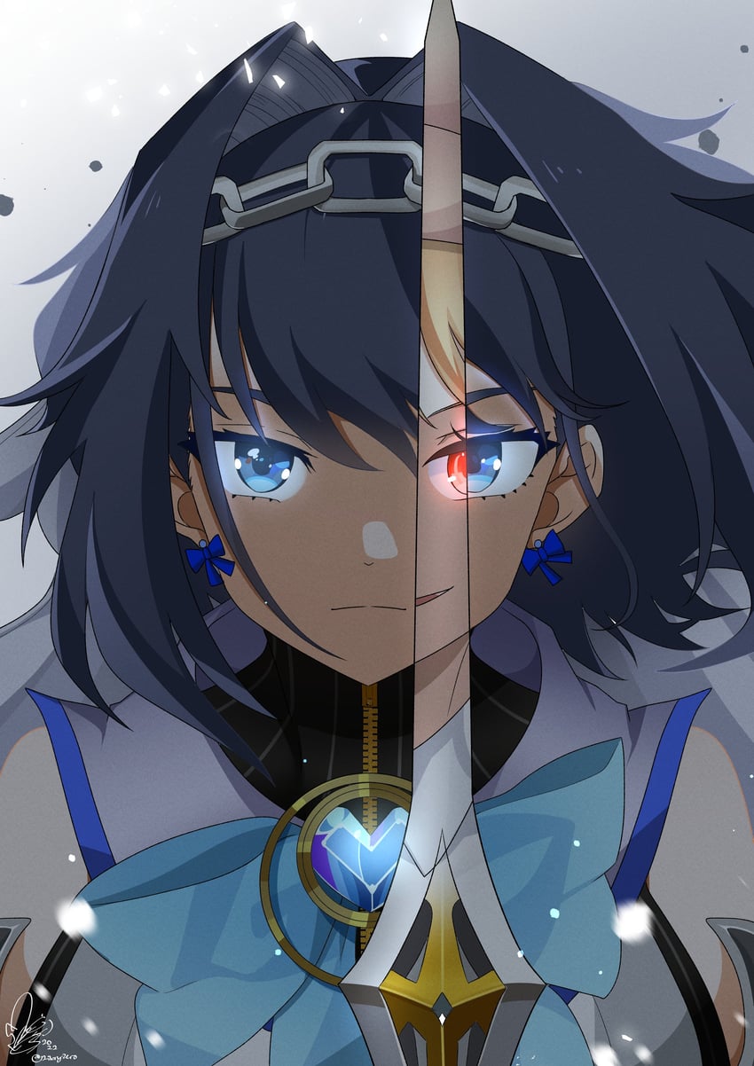 ouro kronii and watson amelia (hololive and 1 more) drawn by zikryzero
