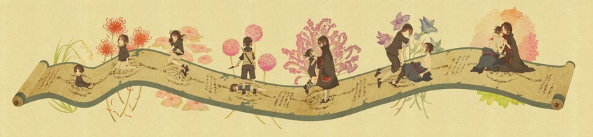 uchiha sasuke and uchiha itachi (naruto) drawn by yzk_87