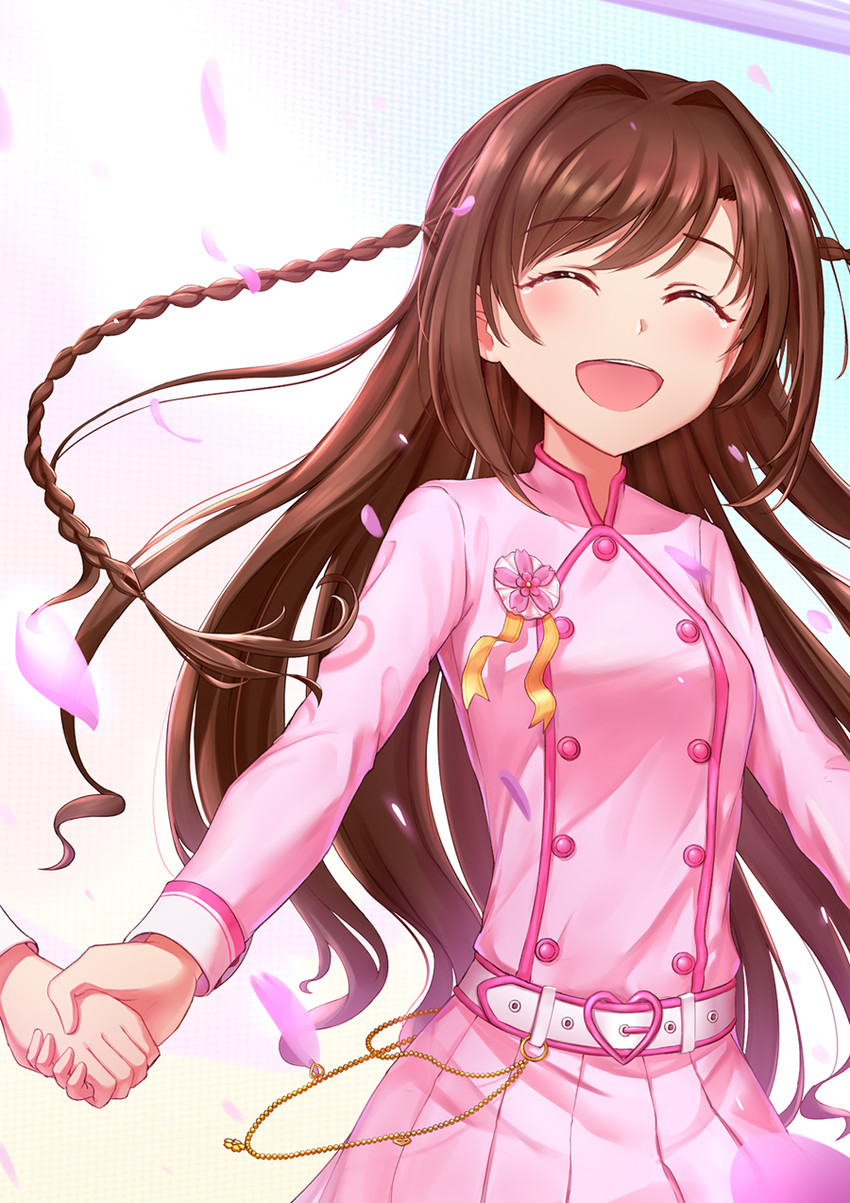 shimamura uzuki (idolmaster and 1 more) drawn by jirofly