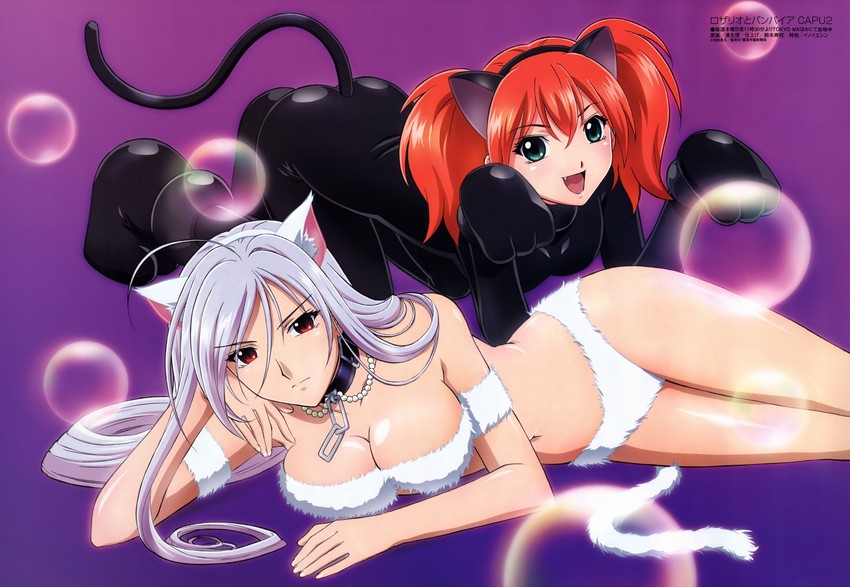 akashiya moka, inner moka, and shuzen kokoa (megami magazine and 2 more) drawn by kiyomaru_satoru