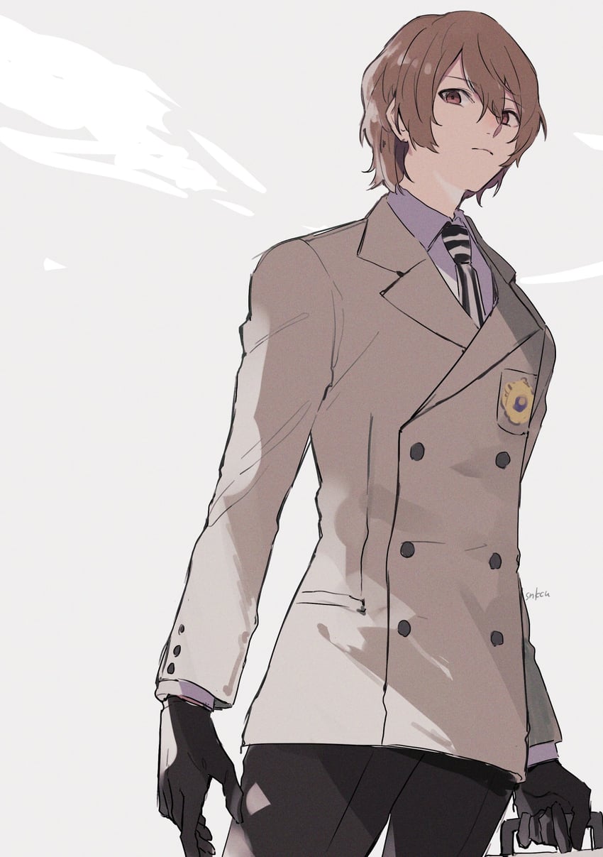 akechi gorou (persona and 1 more) drawn by konbanha06