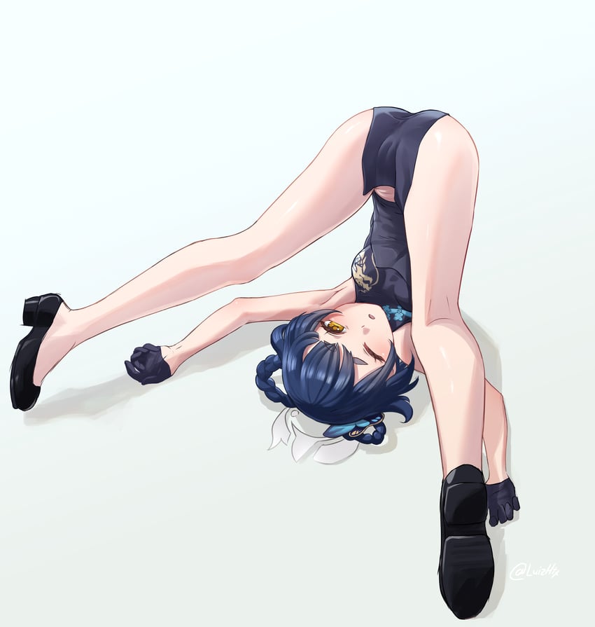 kisaki and xiangling (blue archive and 1 more) drawn by luizhtx