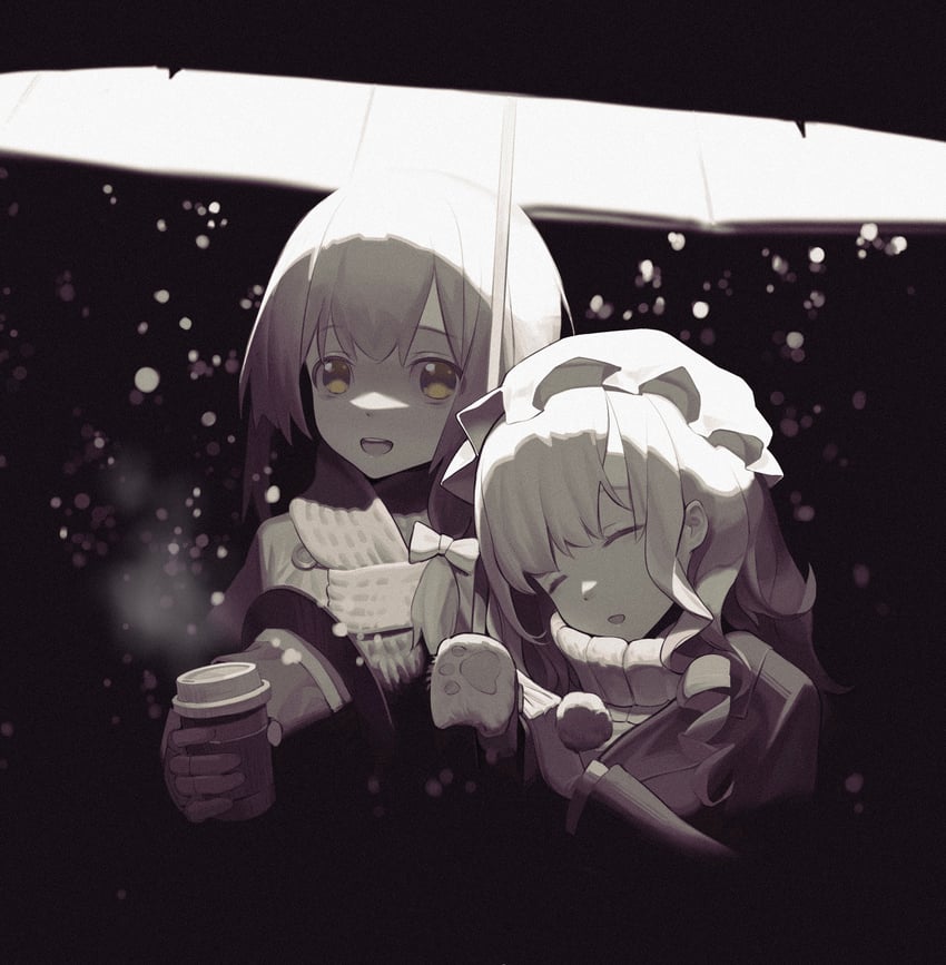 usami renko and maribel hearn (touhou) drawn by ya_yuan