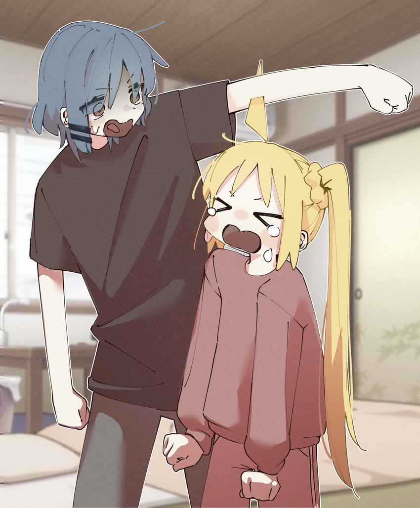 ijichi nijika and yamada ryo (bocchi the rock!) drawn by machuuu68