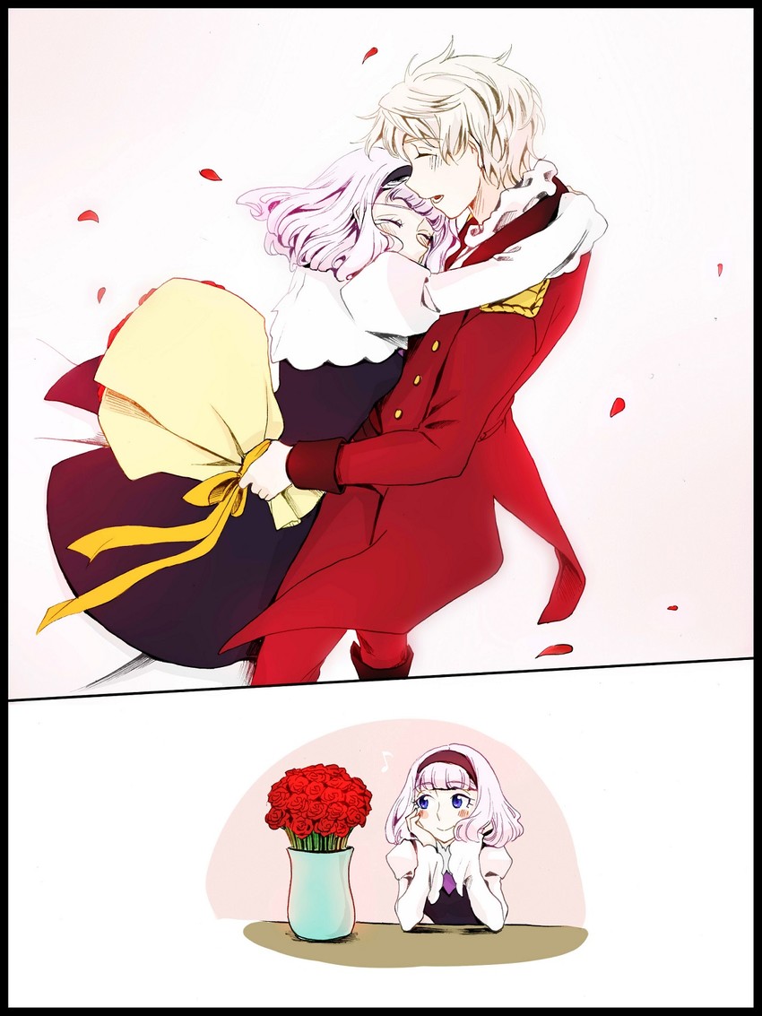 slaine troyard and lemrina vers envers (aldnoah.zero) drawn by jowell_she