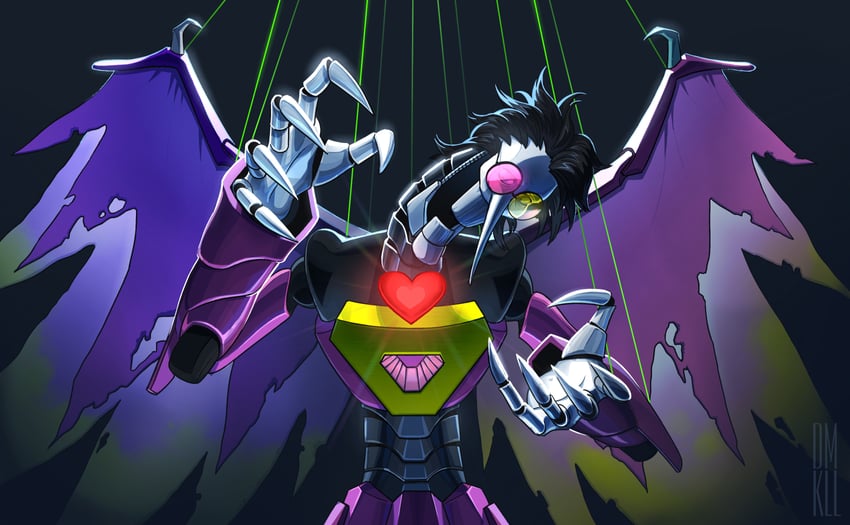 spamton g. spamton and spamton neo (deltarune) drawn by dmkll