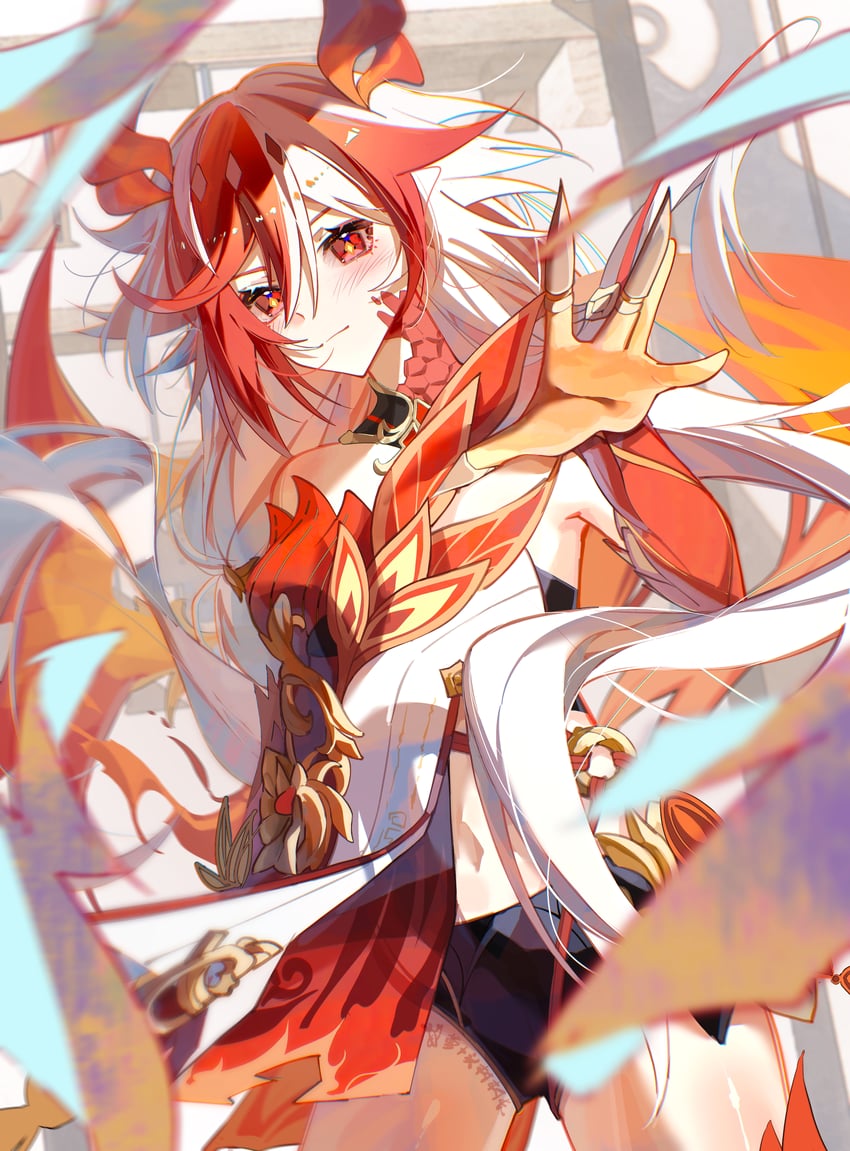 fu hua (honkai and 1 more) drawn by fan72409