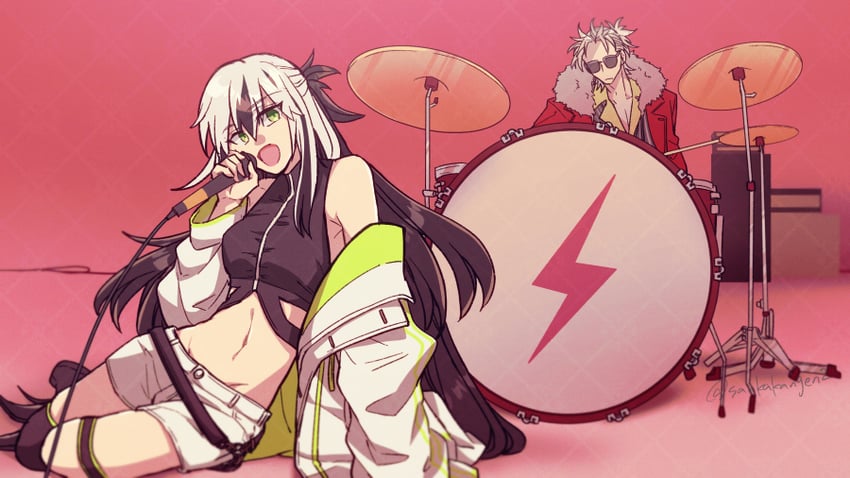 nagao kagetora, uesugi kenshin, and takeda shingen (fate and 2 more) drawn by masaki_(star8moon)