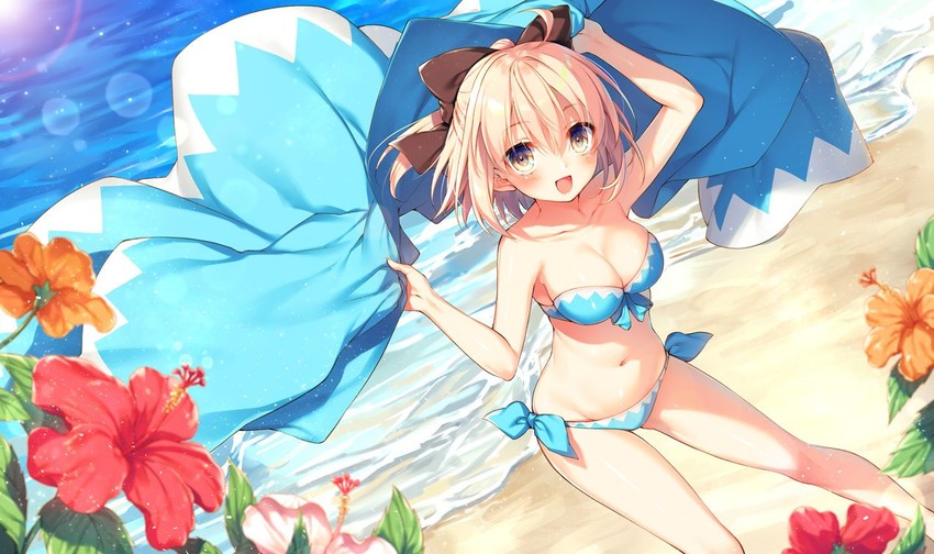 okita souji (fate and 1 more) drawn by toosaka_asagi