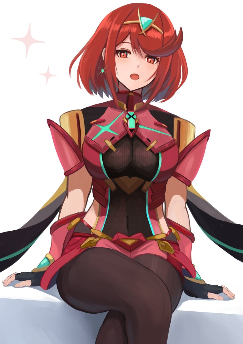 pyra (xenoblade chronicles and 2 more) drawn by labebebe_lee