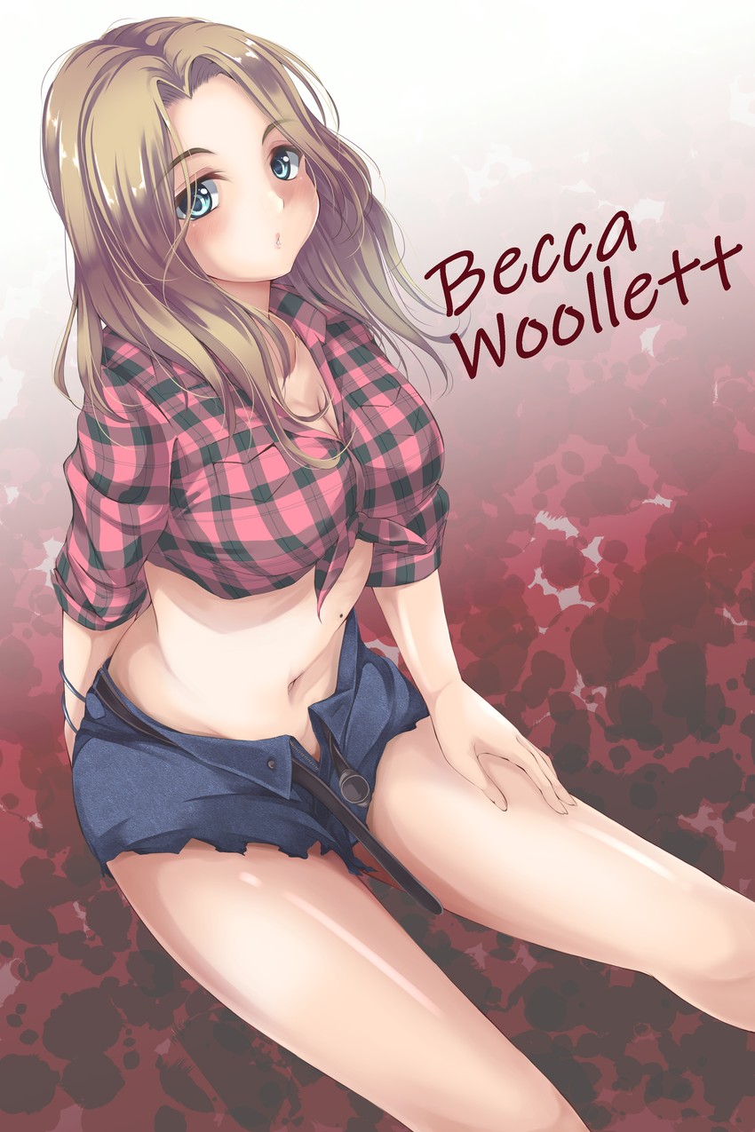 becca woolett (resident evil and 1 more) drawn by funky45