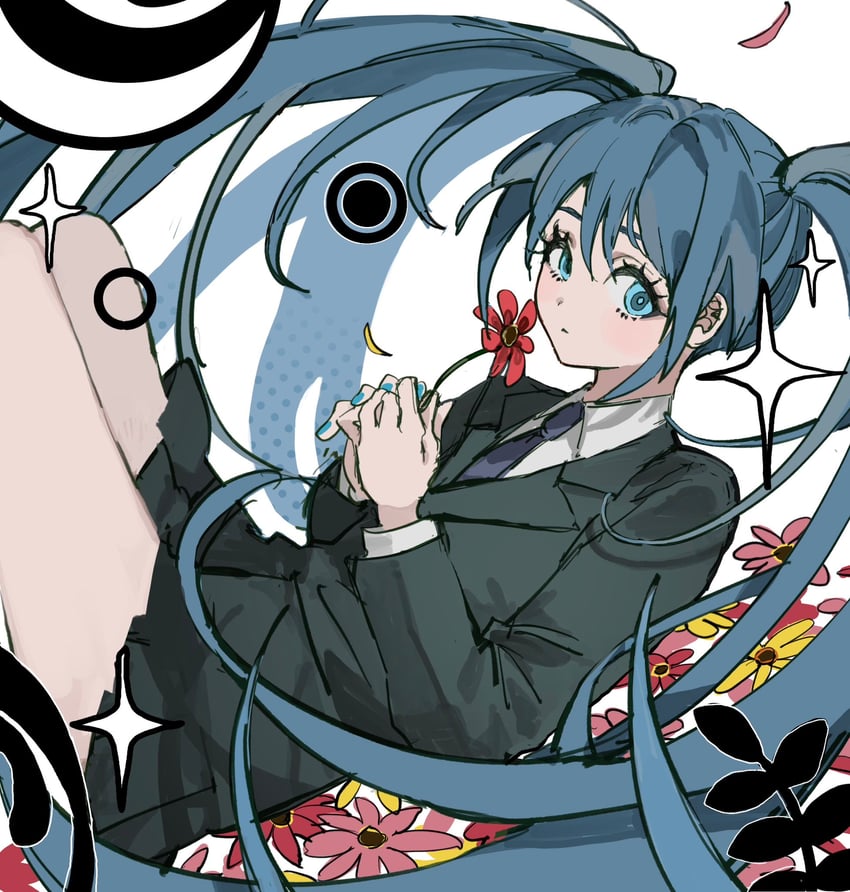 hatsune miku (vocaloid and 1 more) drawn by inu_totemo