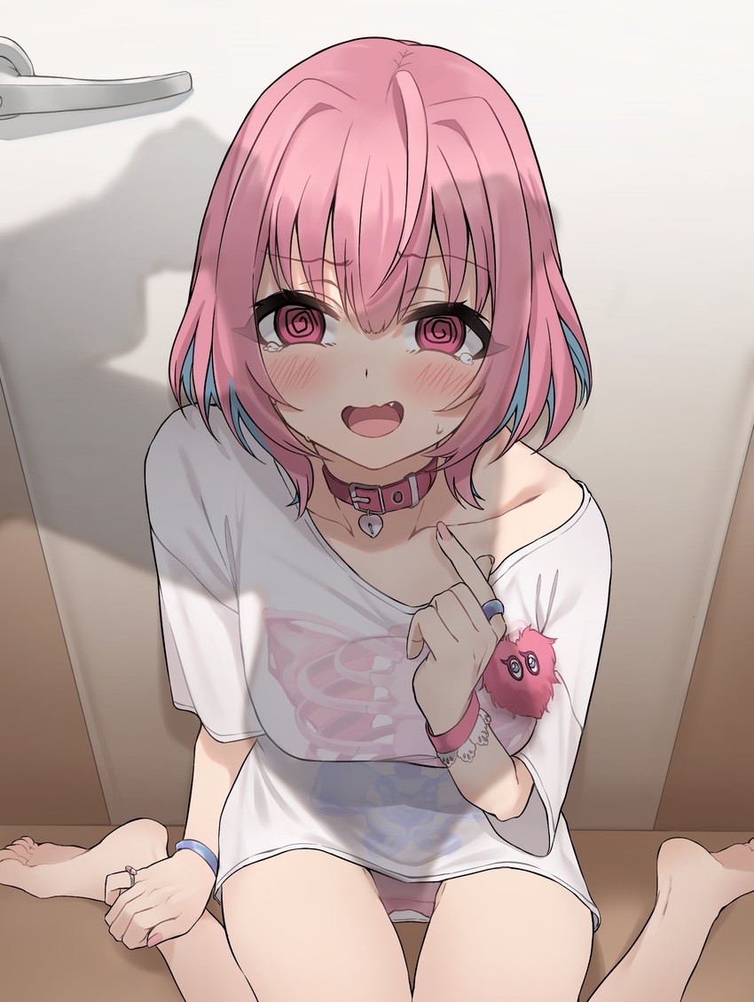 yumemi riamu (idolmaster and 1 more) drawn by applepie_(12711019)