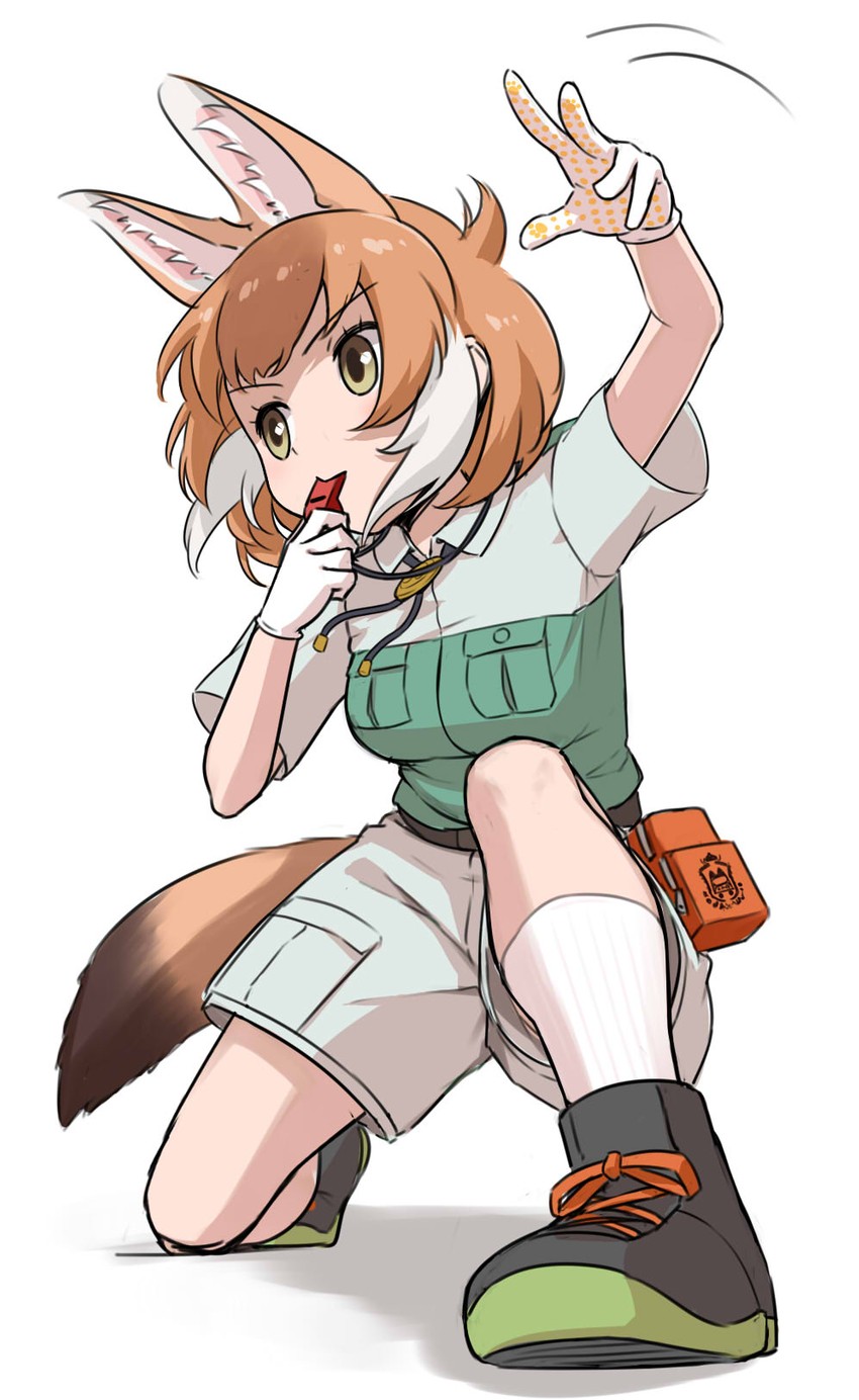 dhole (kemono friends and 1 more) drawn by takebi