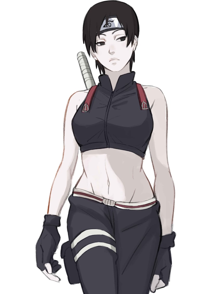 sai (naruto and 1 more) drawn by xmonday_mintx