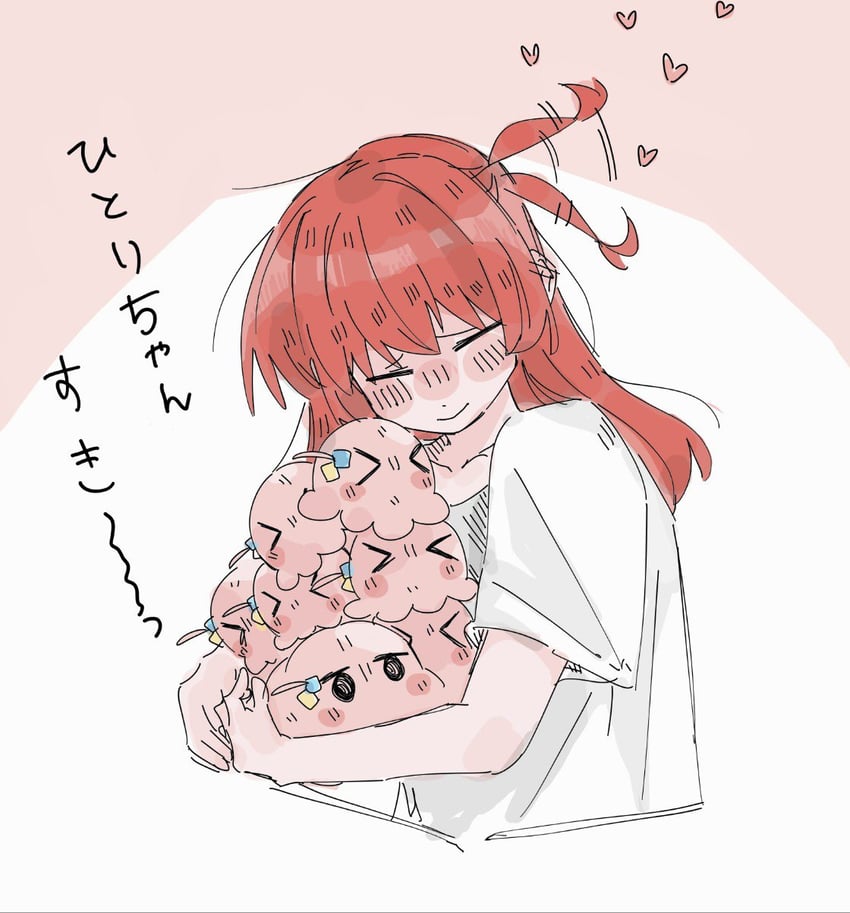 gotoh hitori and kita ikuyo (bocchi the rock!) drawn by marubabo