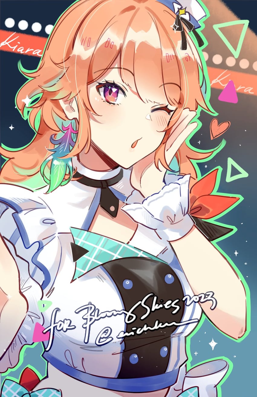 takanashi kiara (hololive and 1 more) drawn by coll_(erichankun)