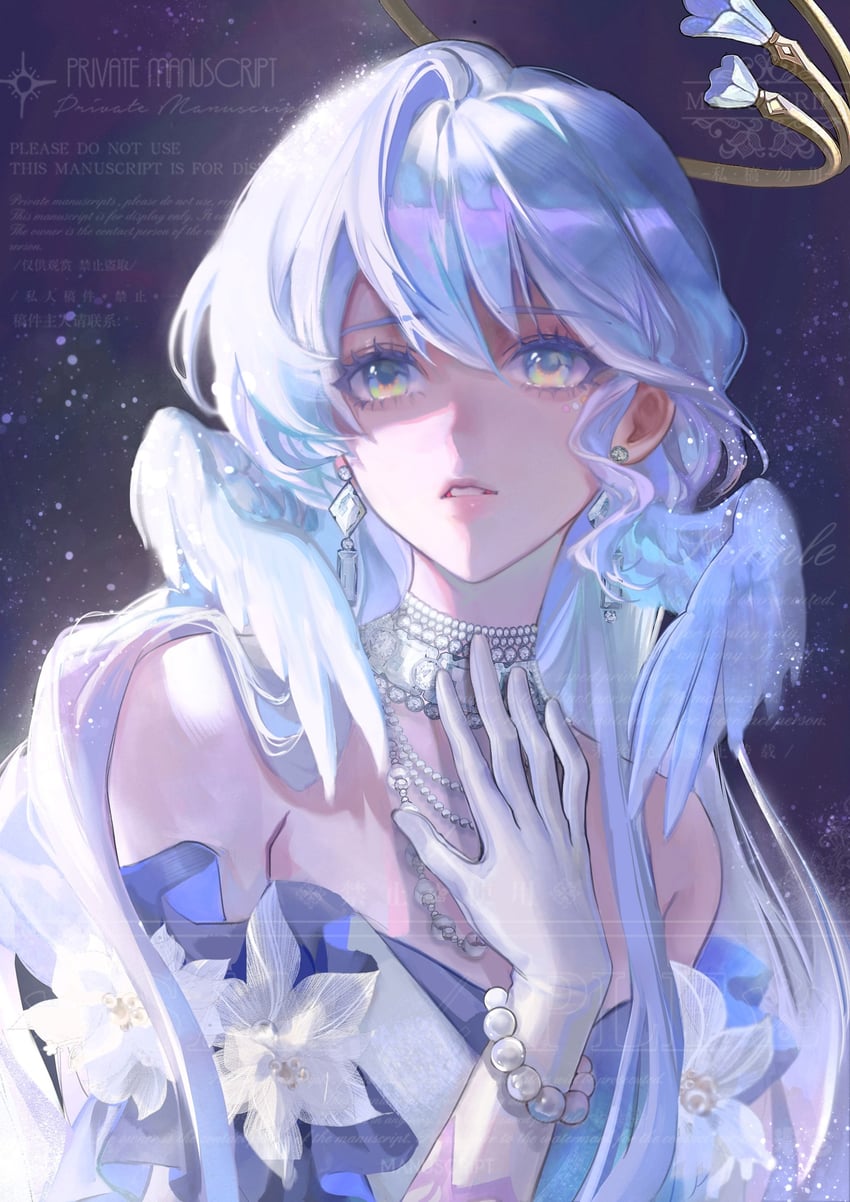 robin (honkai and 1 more) drawn by do_myzu