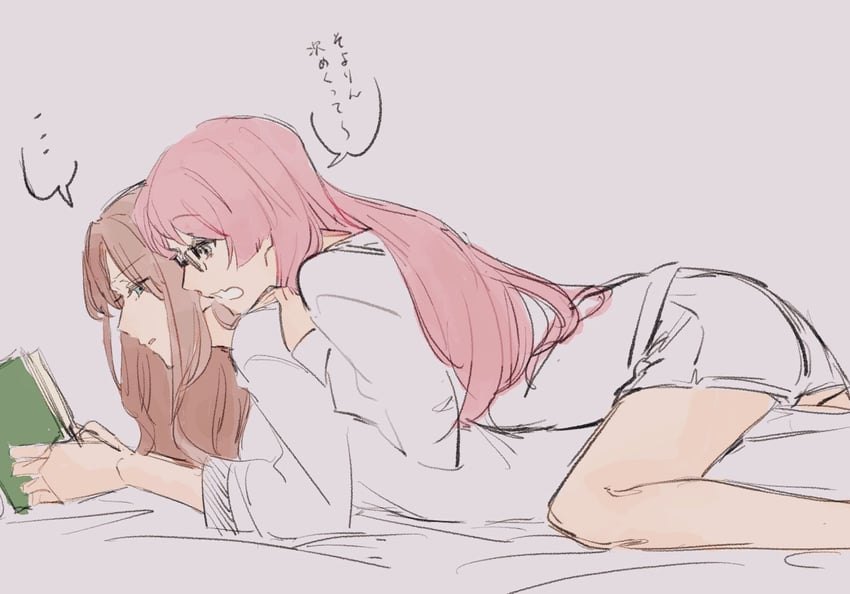 chihaya anon and nagasaki soyo (bang dream! and 1 more) drawn by moyo_(moyo_4)