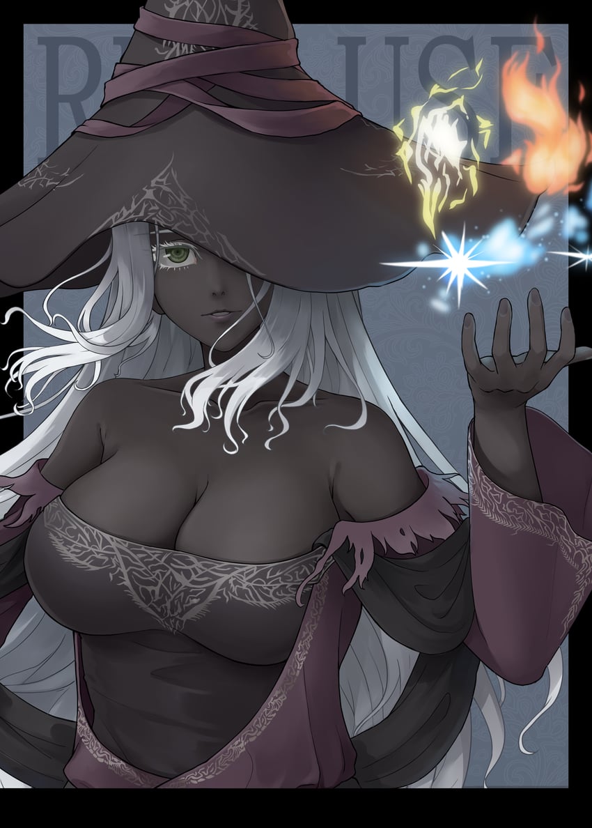 recluse (elden ring and 1 more) drawn by gresy