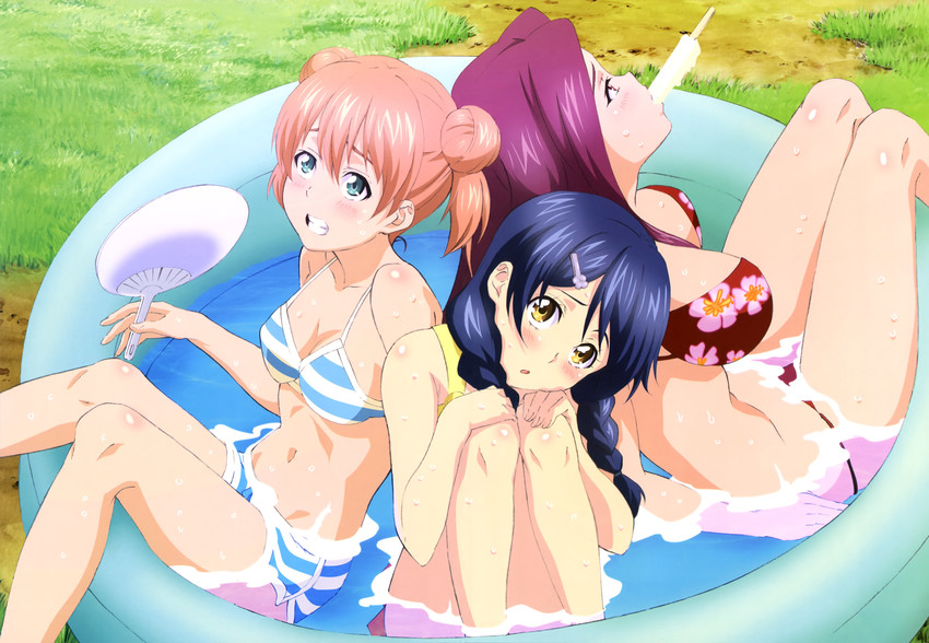 tadokoro megumi, sakaki ryouko, and yoshino yuuki (shokugeki no souma and 1 more)