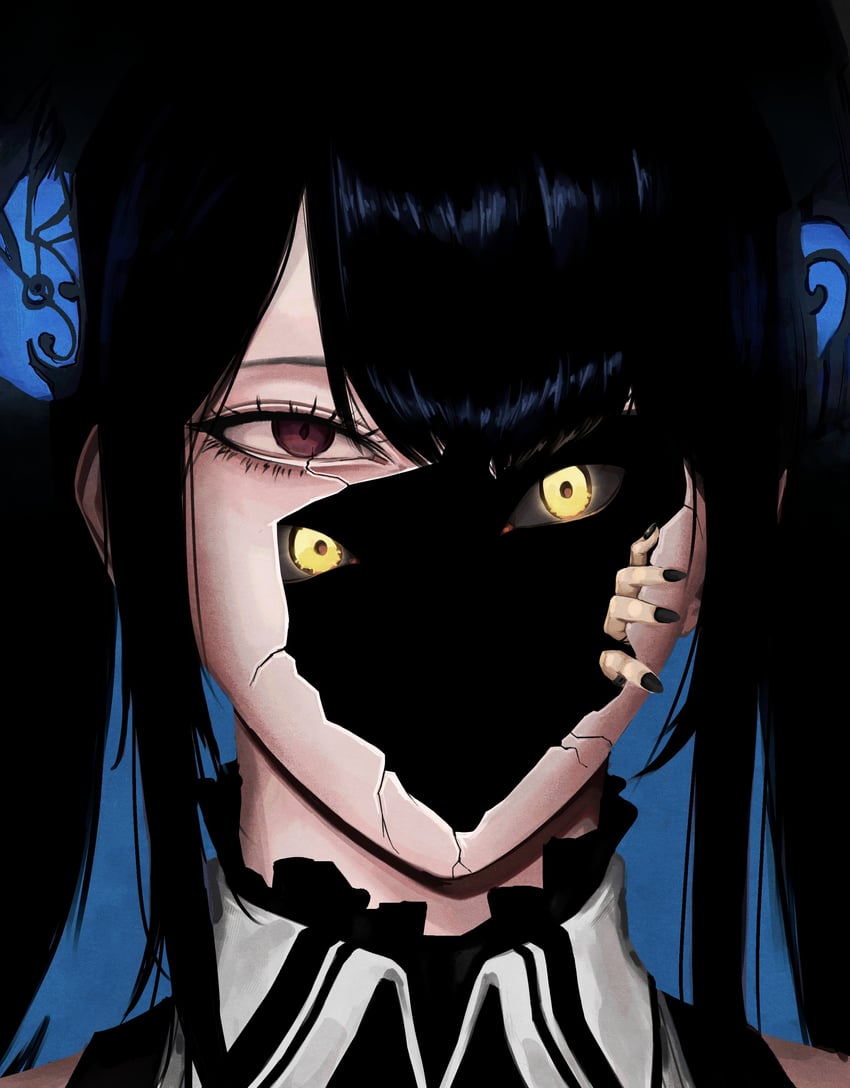 shiori novella and nerissa ravencroft (hololive and 1 more) drawn by mairu_(user_2757)
