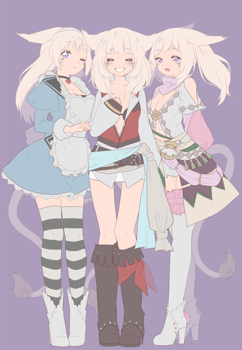 warrior of light and bard (final fantasy and 1 more) drawn by wagashi_(goma_dango)