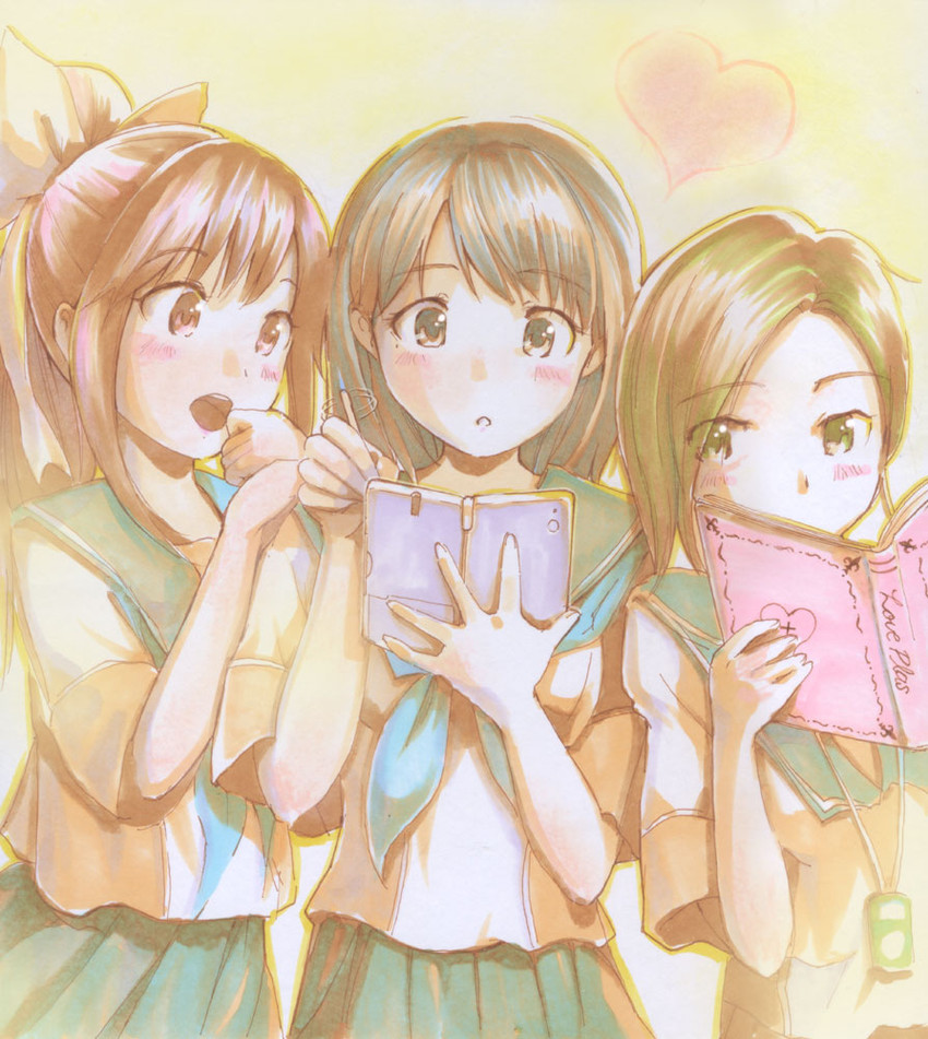 anegasaki nene, kobayakawa rinko, and takane manaka (love plus) drawn by mayo_riyo