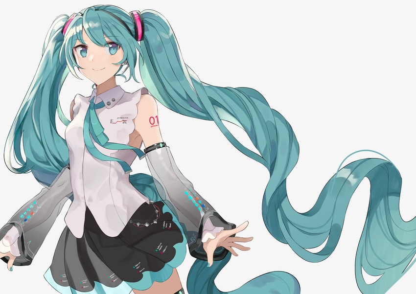 hatsune miku (vocaloid and 1 more) drawn by rin_(yukameiko)