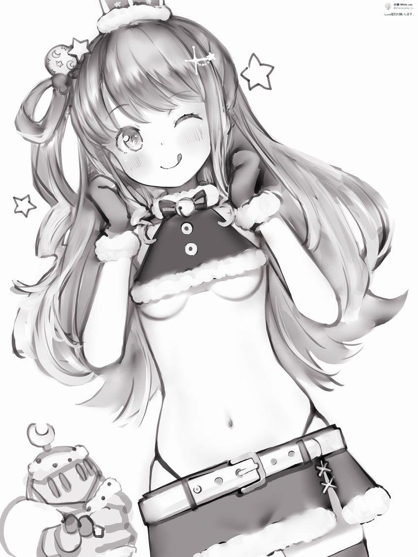 himemori luna and luknight (hololive) drawn by nanashi_(nlo)
