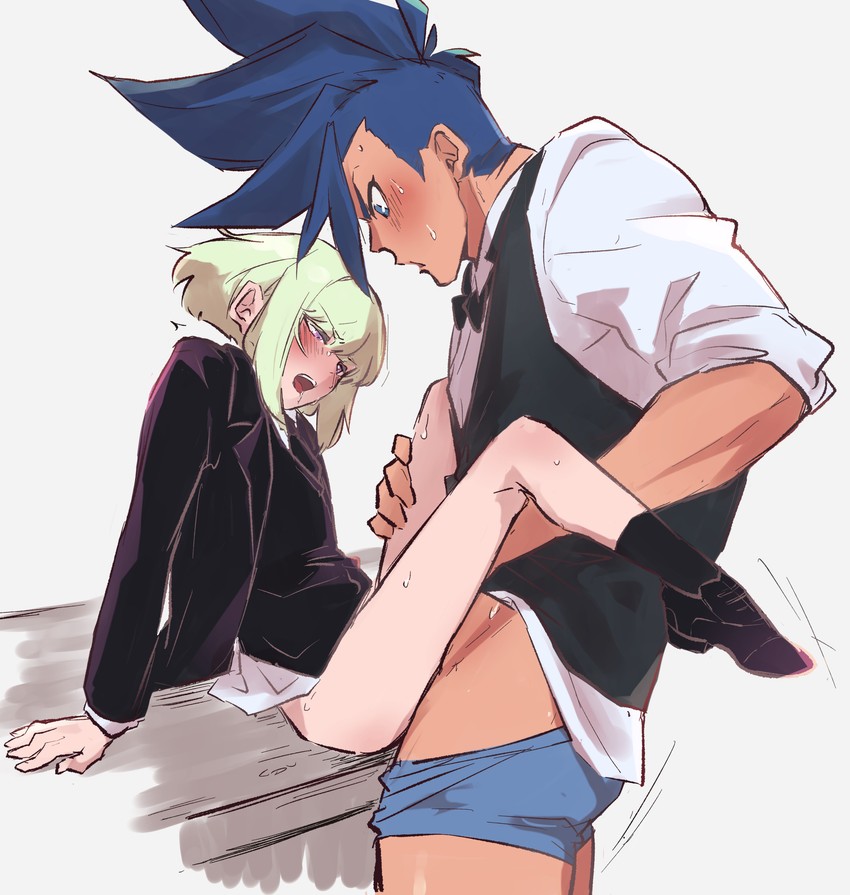 lio fotia and galo thymos (promare) drawn by aus_vaka