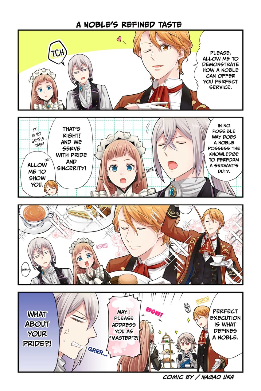 male corrin, felicia, ferdinand von aegir, and jakob (fire emblem and 3 more)