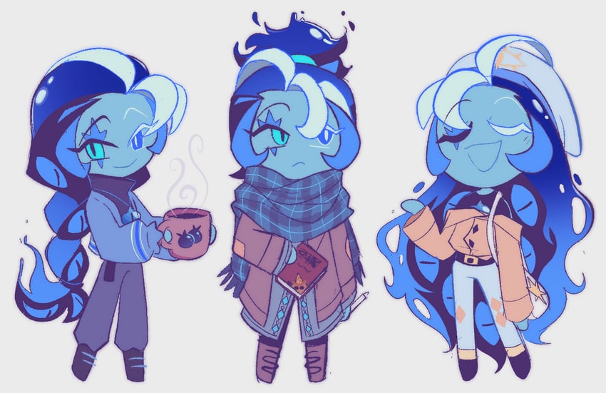 shadow milk cookie (cookie run and 1 more) drawn by emily_echevarria_(frenchiefie)