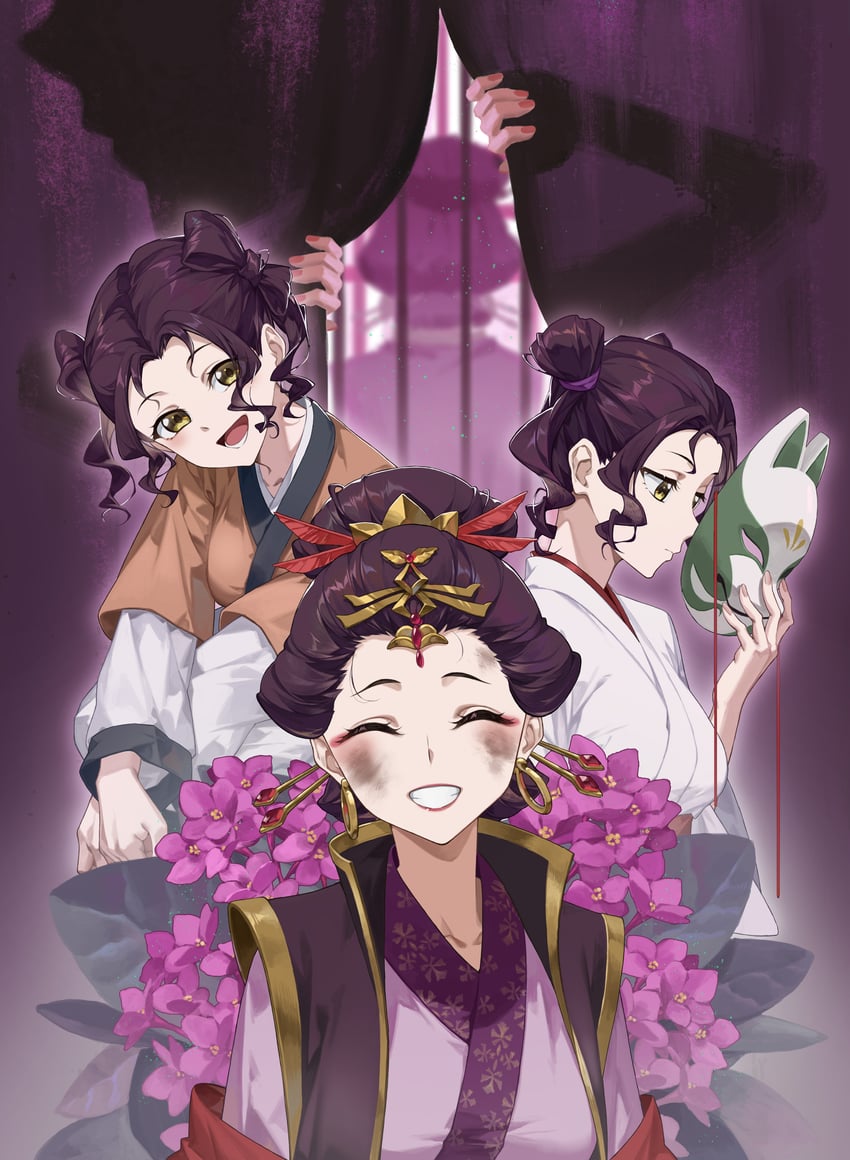 shisui, loulan, and shenmei (kusuriya no hitorigoto) drawn by cheese_kang