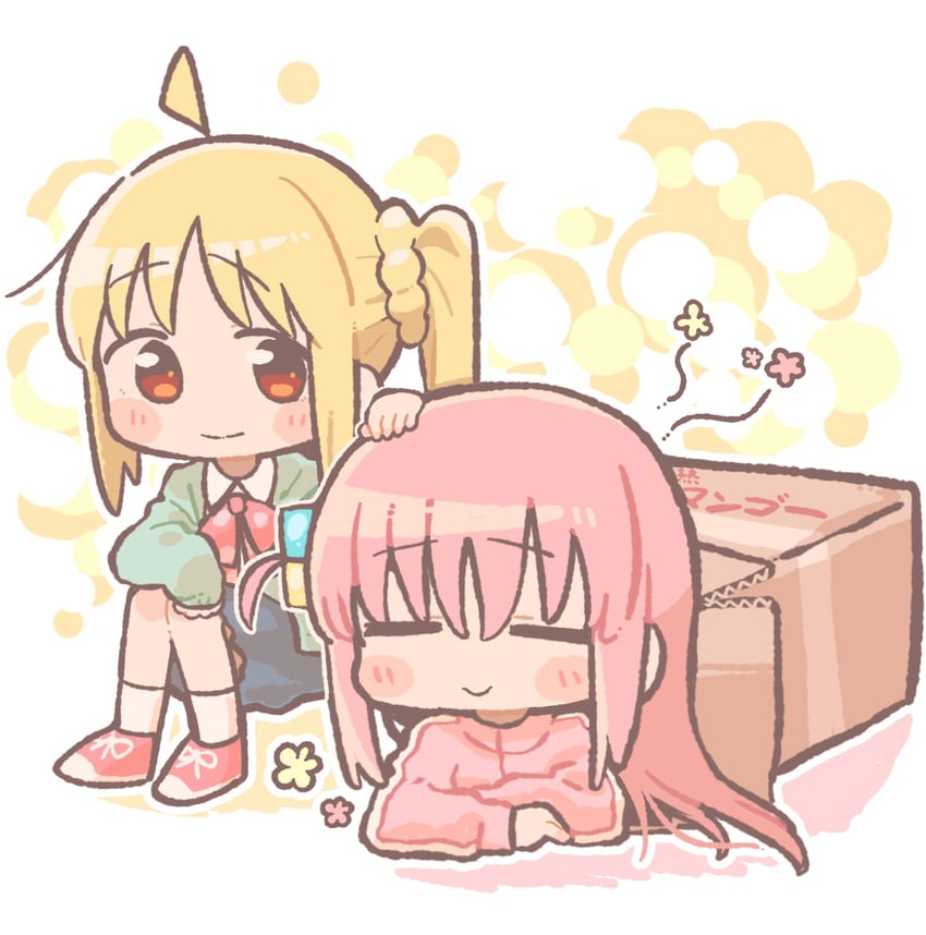 gotoh hitori and ijichi nijika (bocchi the rock!) drawn by henyomen