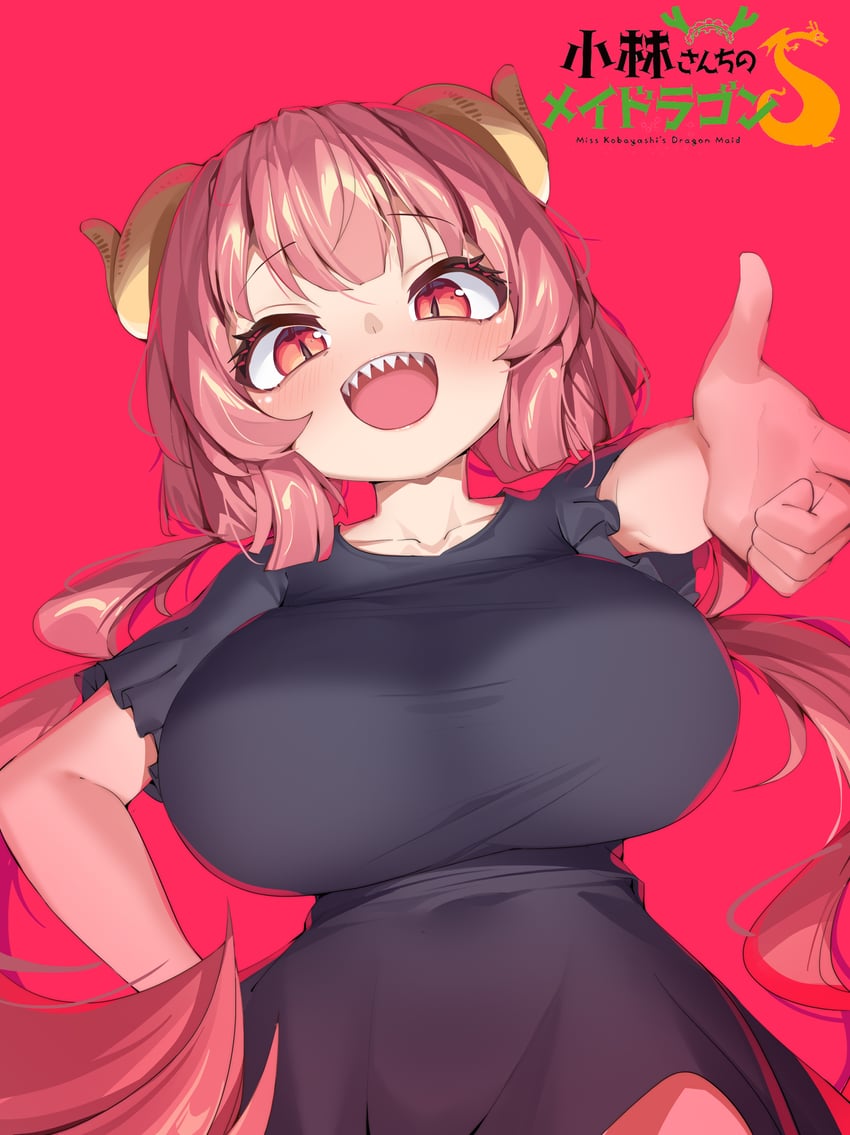 ilulu (kobayashi-san chi no maidragon) drawn by aiza-ku