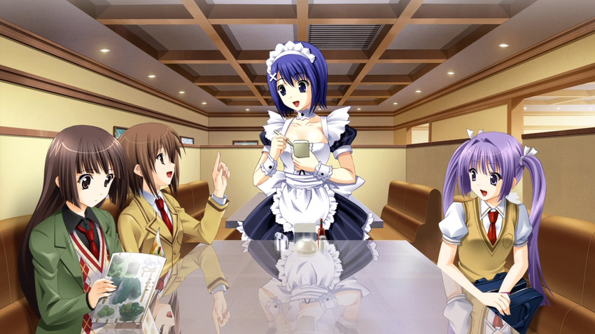 kumon waka, fujibayashi yuzuha, kouno itsuki, and kumon nagi (phantom breaker) drawn by suzuhira_hiro