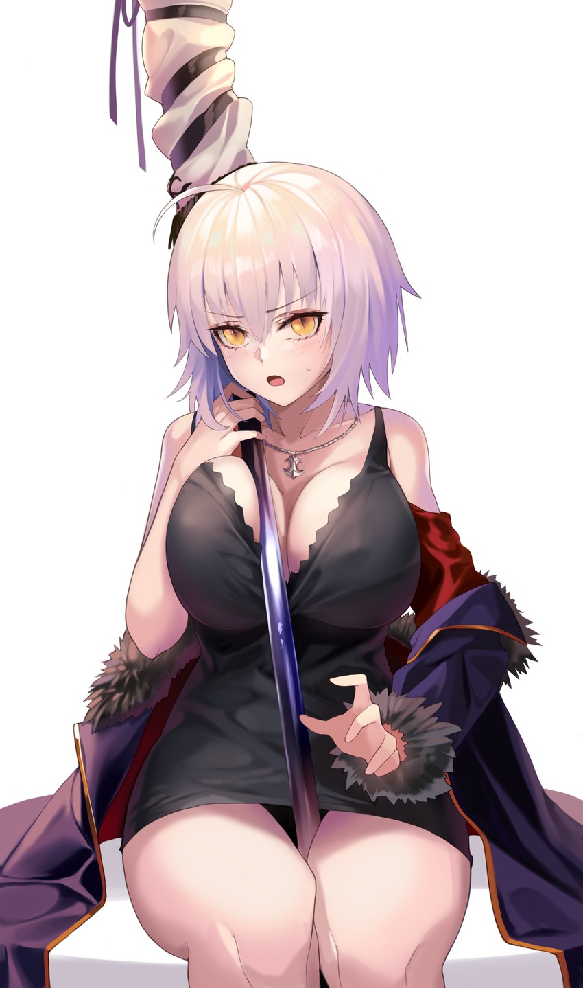 jeanne d'arc alter (fate and 1 more) drawn by huyou_(awegk)