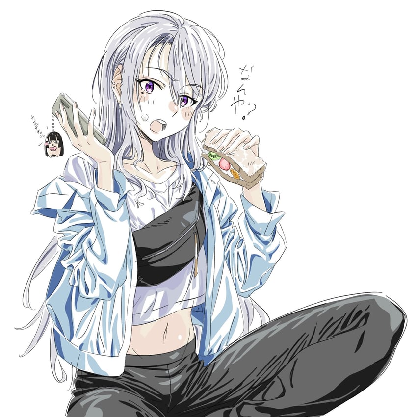 tsukino mito and higuchi kaede (nijisanji) drawn by hamazaki_hideki