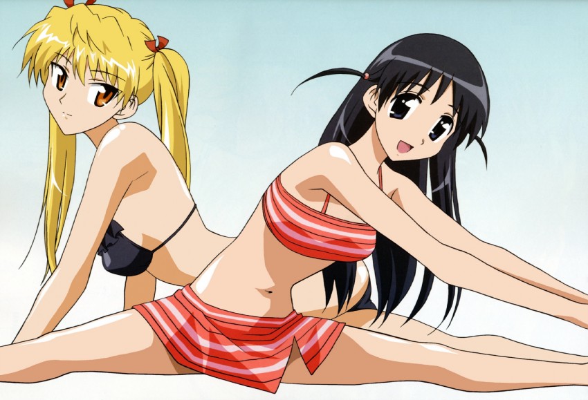sawachika eri and tsukamoto tenma (school rumble) drawn by kanasaki_takaomi