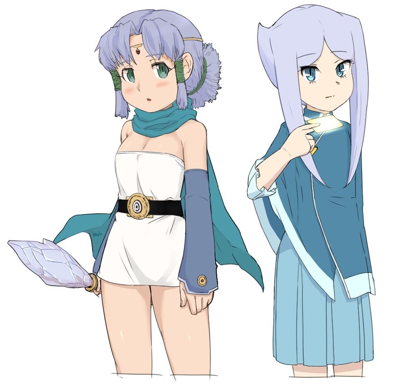sofia sakharov and marumo (dragon quest and 3 more) drawn by nyonn24