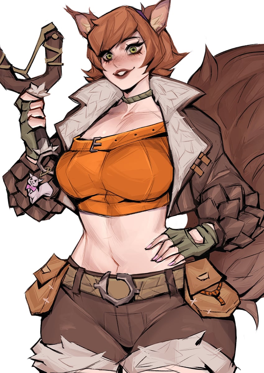 squirrel girl (marvel and 1 more) drawn by ykshelter