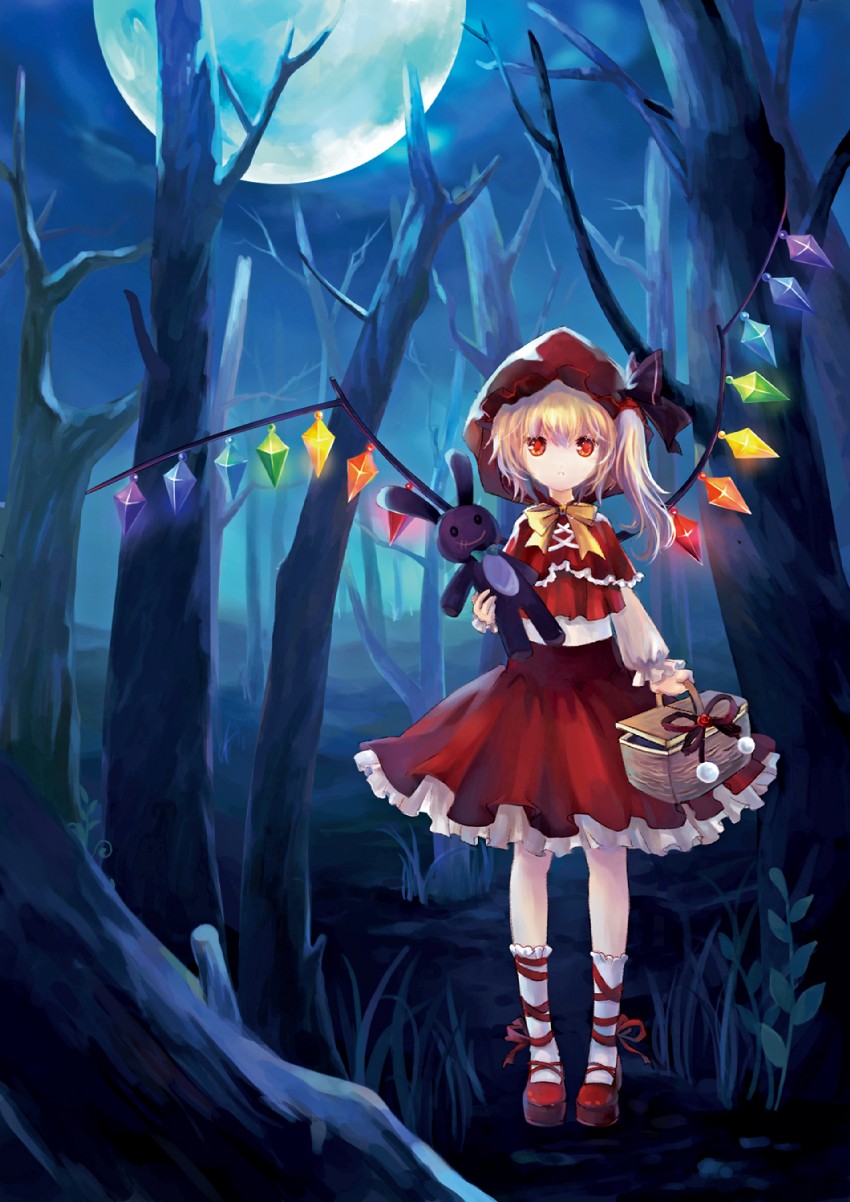 flandre scarlet and little red riding hood (touhou and 1 more) drawn by nataku39