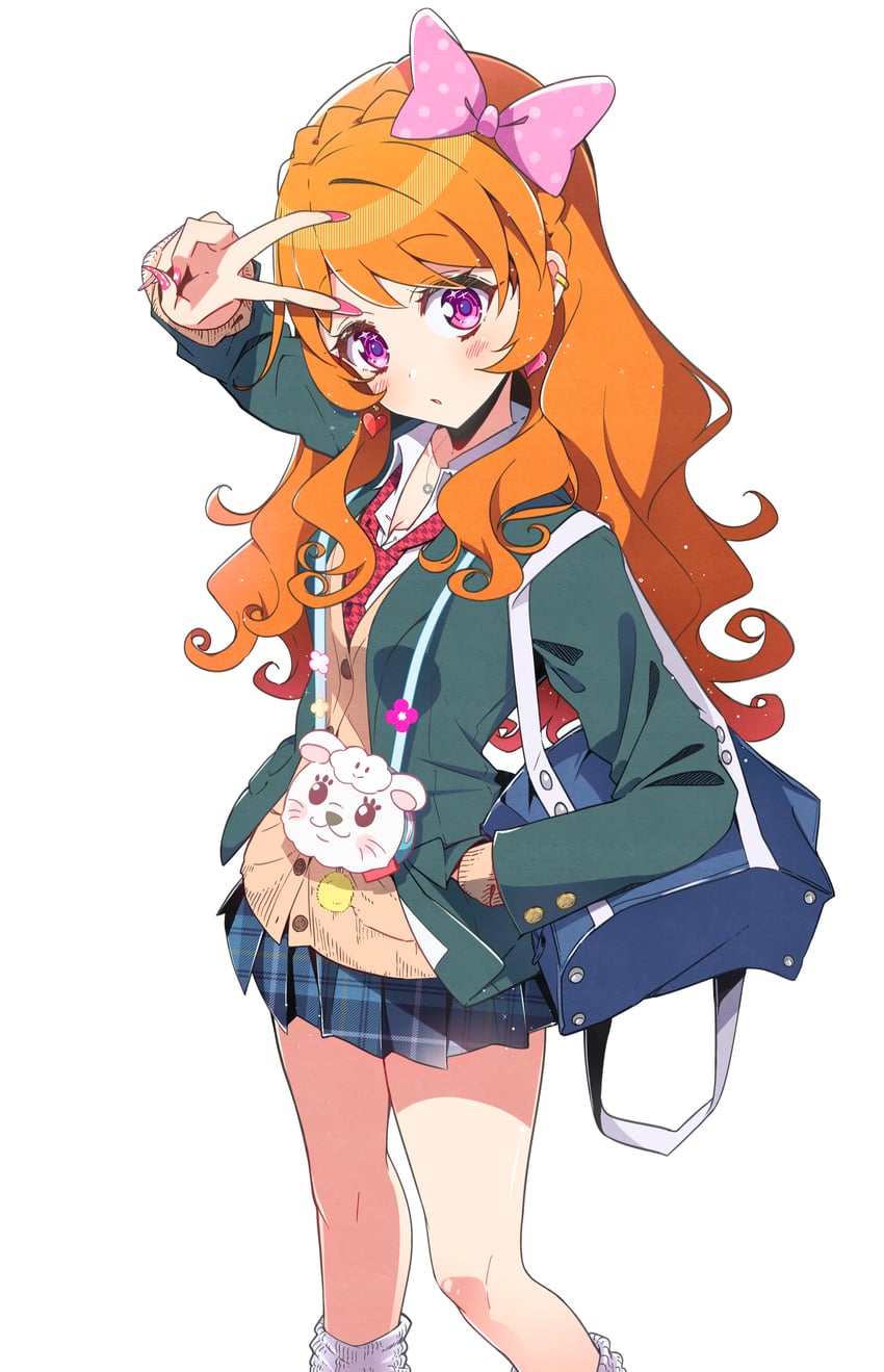 ozora akari and oozorakko (aikatsu!) drawn by ichijo_rei