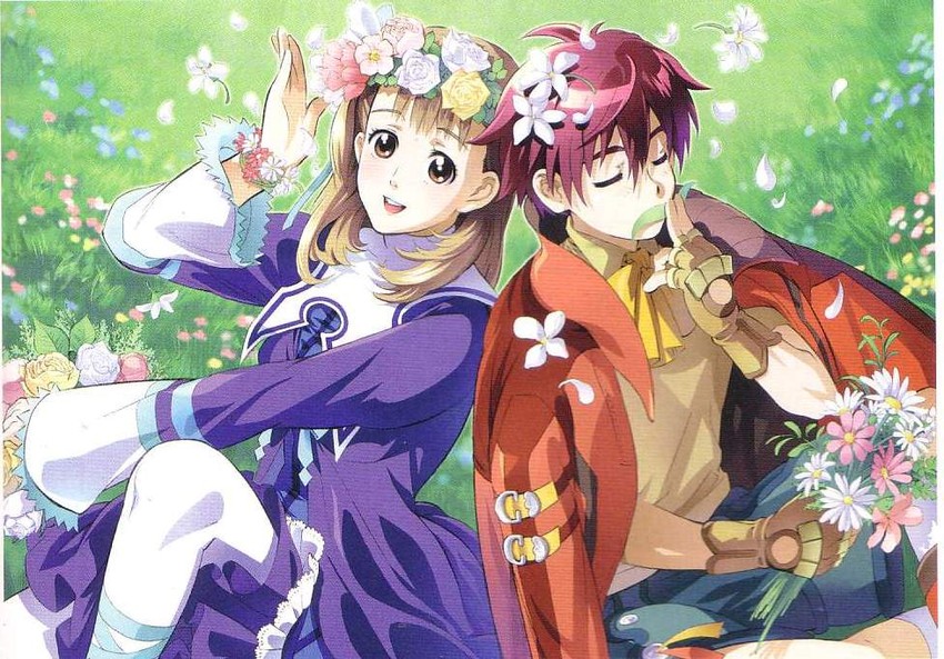 yulie ahtreide and jude maverick (wild arms and 1 more) drawn by ooba_wakako
