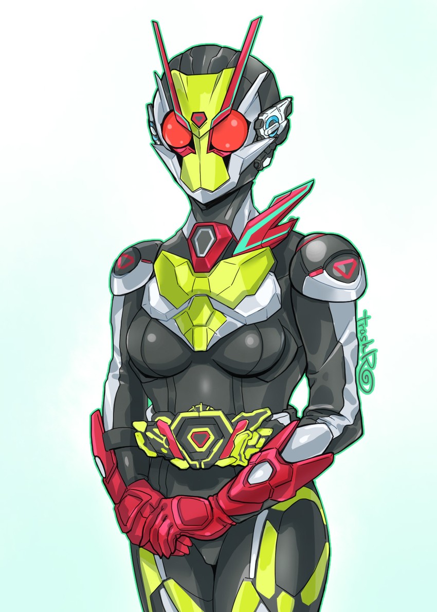 is and kamen rider zero-two (kamen rider and 1 more) drawn by huujyu